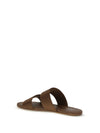double-band satin sandals