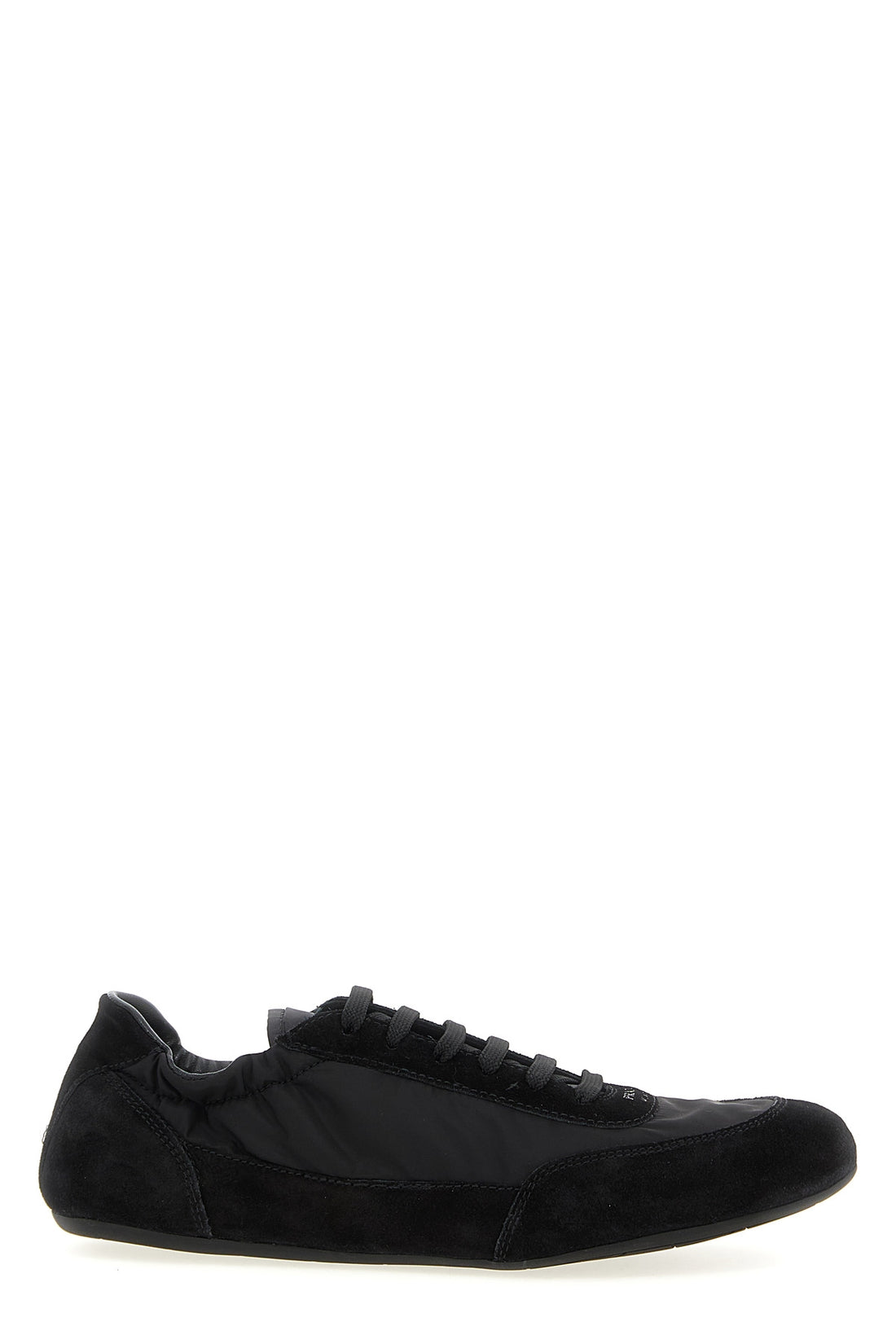 PRADA 40 suede collapse sneakers