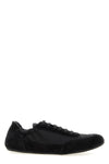 suede collapse sneakers
