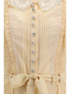pleated georgette mini dress
