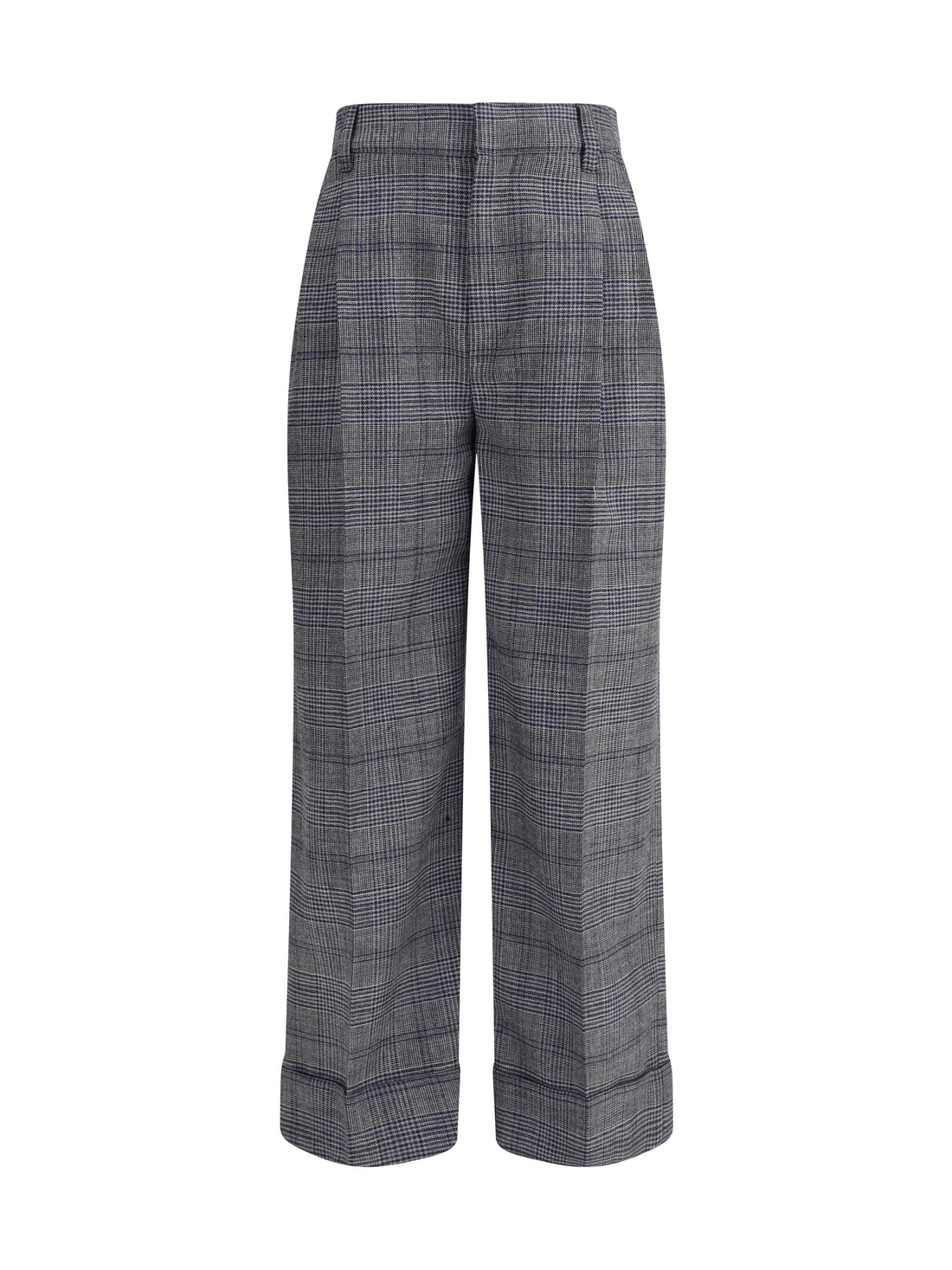 BRUNELLO CUCINELLI 38 prince of wales patterned pants
