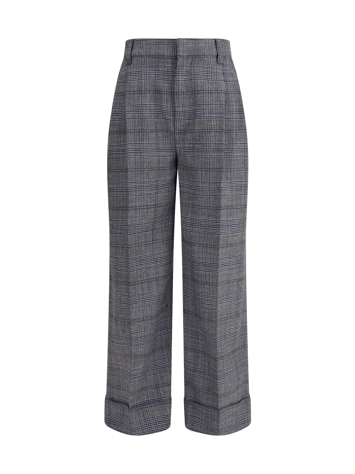BRUNELLO CUCINELLI 38 prince of wales patterned pants