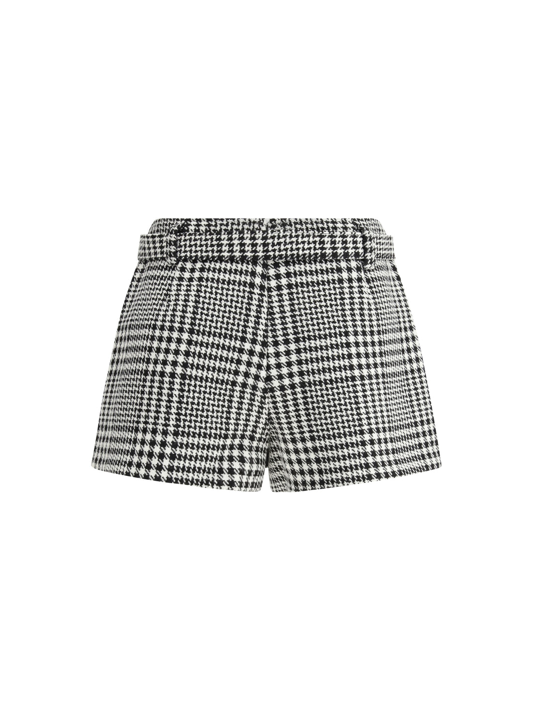SELF-PORTRAIT 10 houndstooth wool pants-skirt 