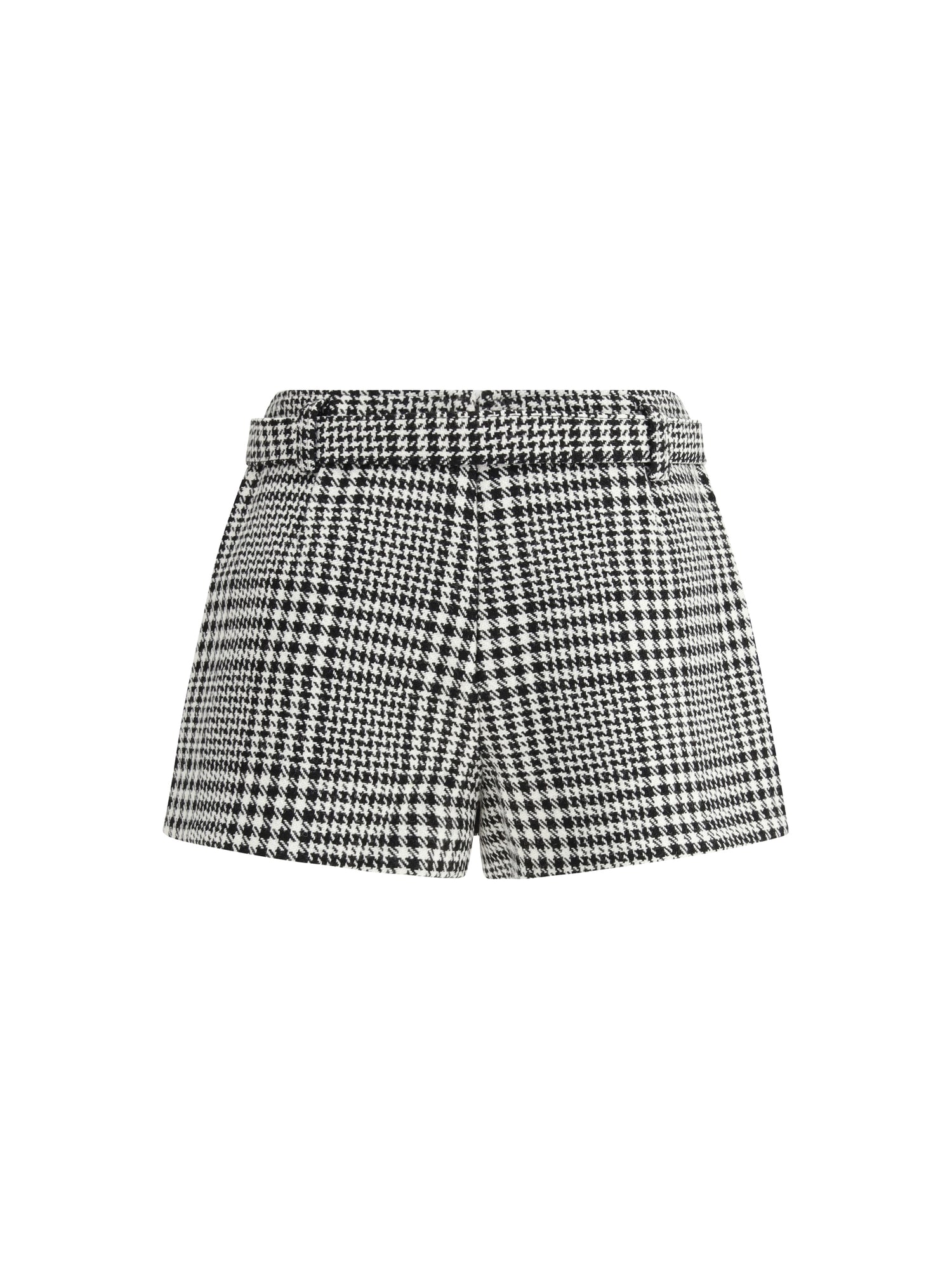 SELF-PORTRAIT 10 houndstooth wool pants-skirt 