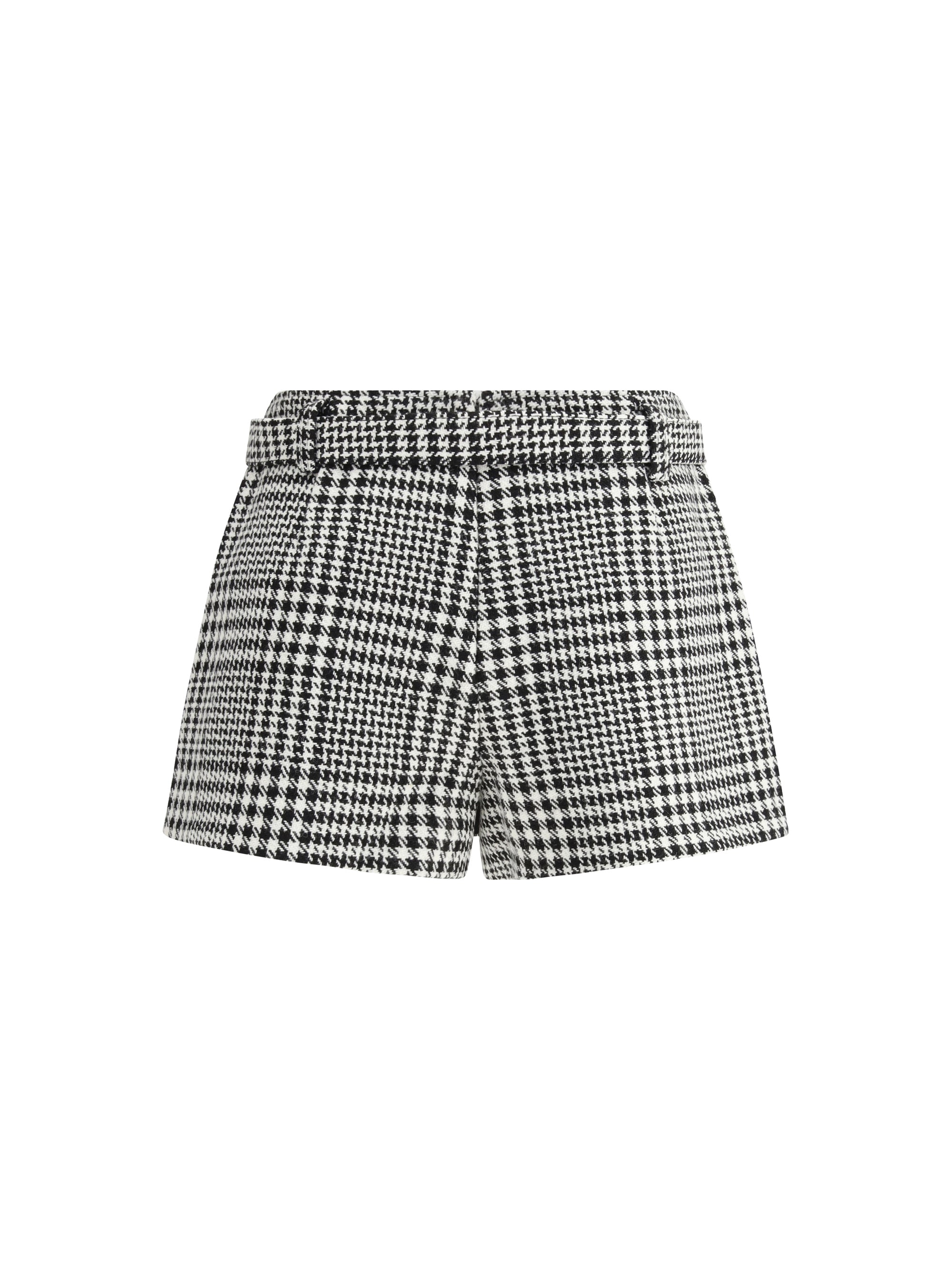SELF-PORTRAIT 10 houndstooth wool pants-skirt 