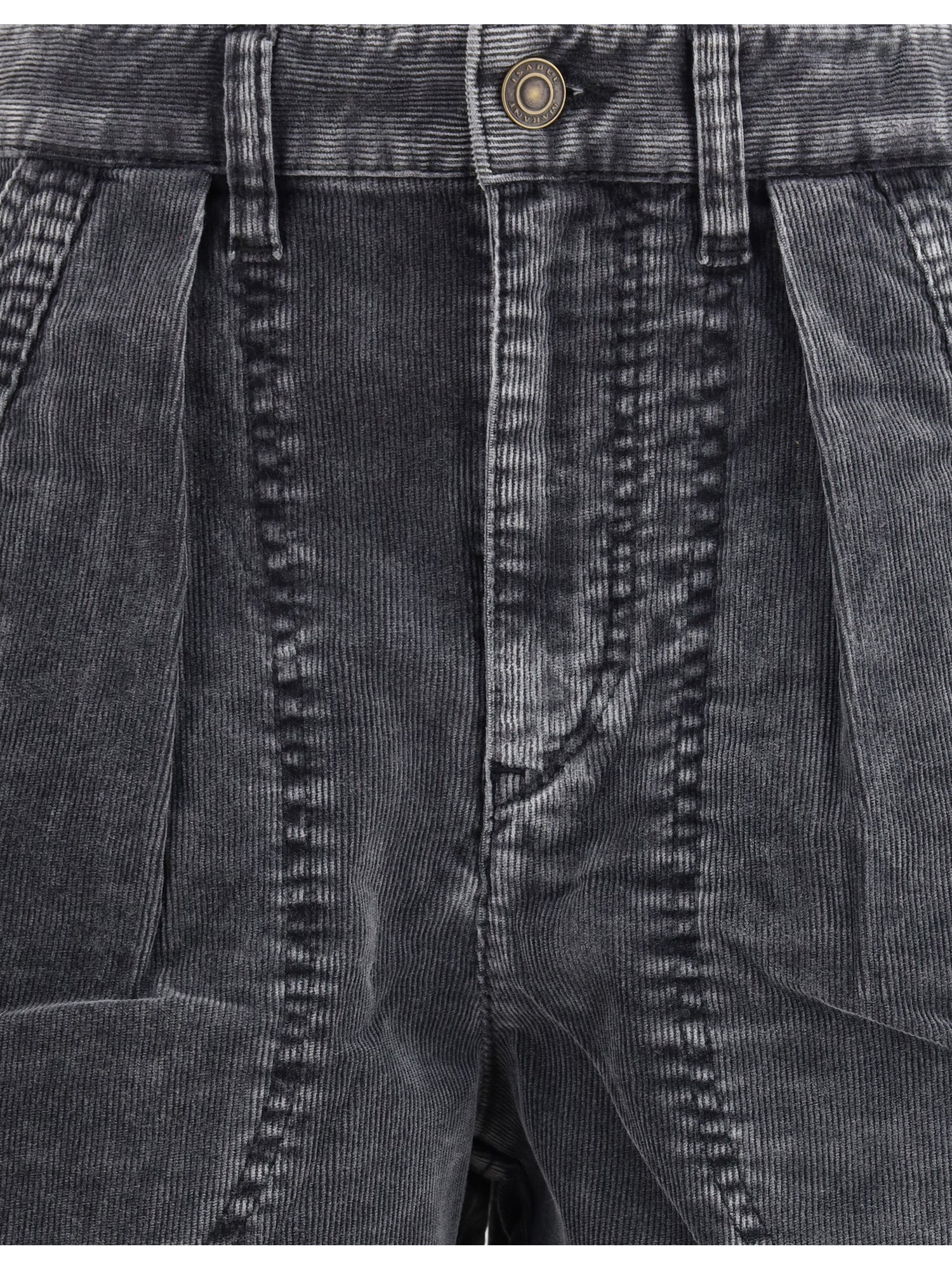 MARANT ETOILE 36 ribbed velvet pants