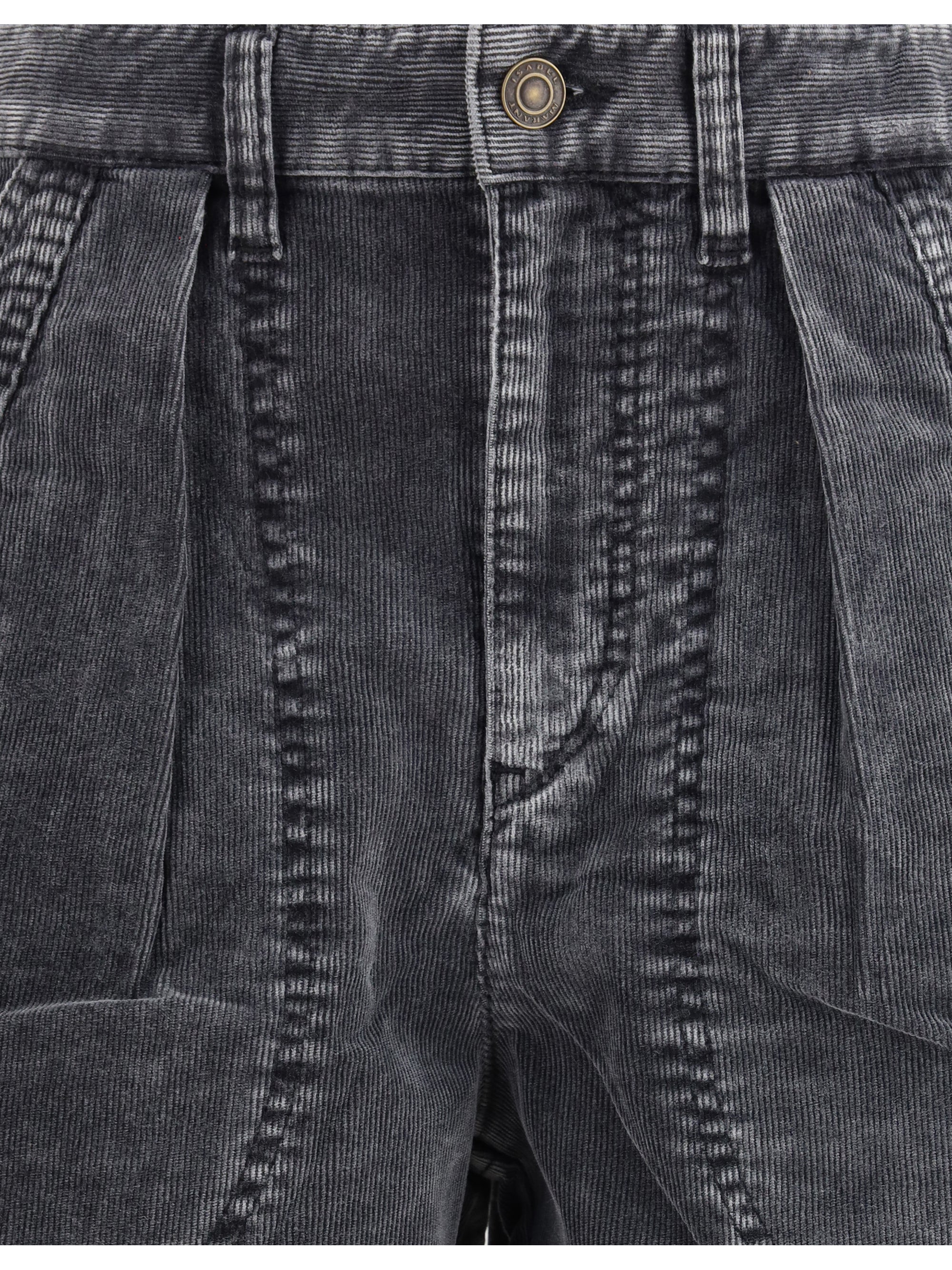 MARANT ETOILE 36 ribbed velvet pants