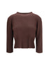LOULOU DE SAISON L cashmere crop sweater