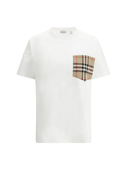 BURBERRY L archive check pocket t-shirt