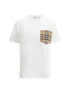 BURBERRY L archive check pocket t-shirt