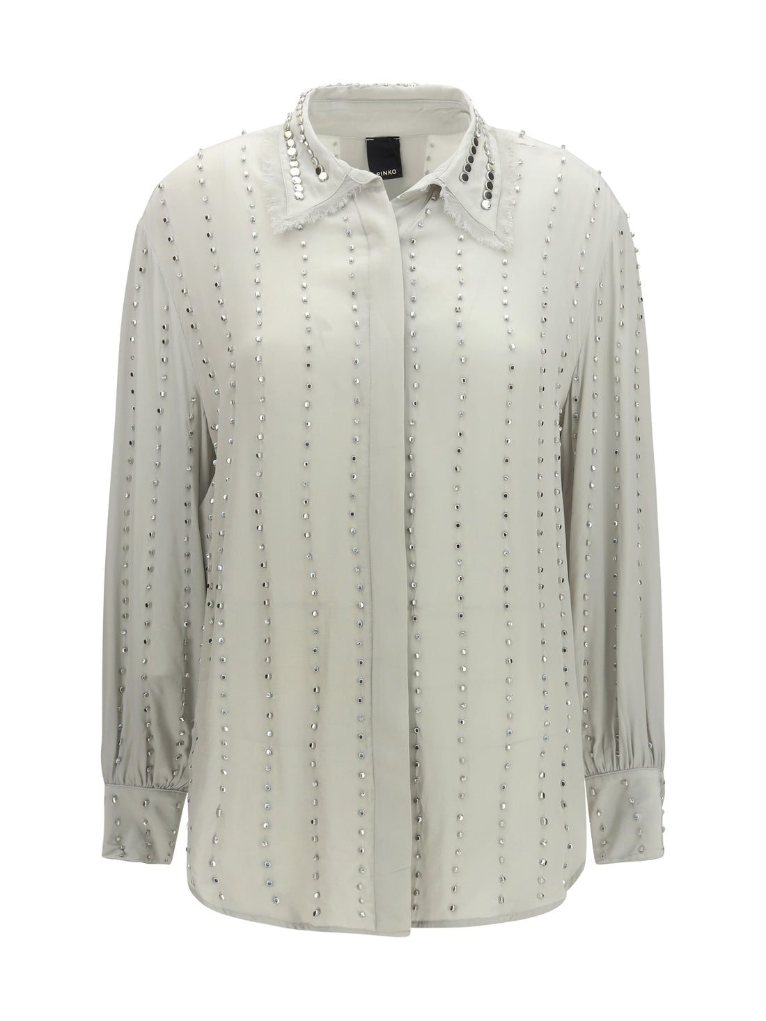 PINKO 38 caitlin shirt with metal elements
