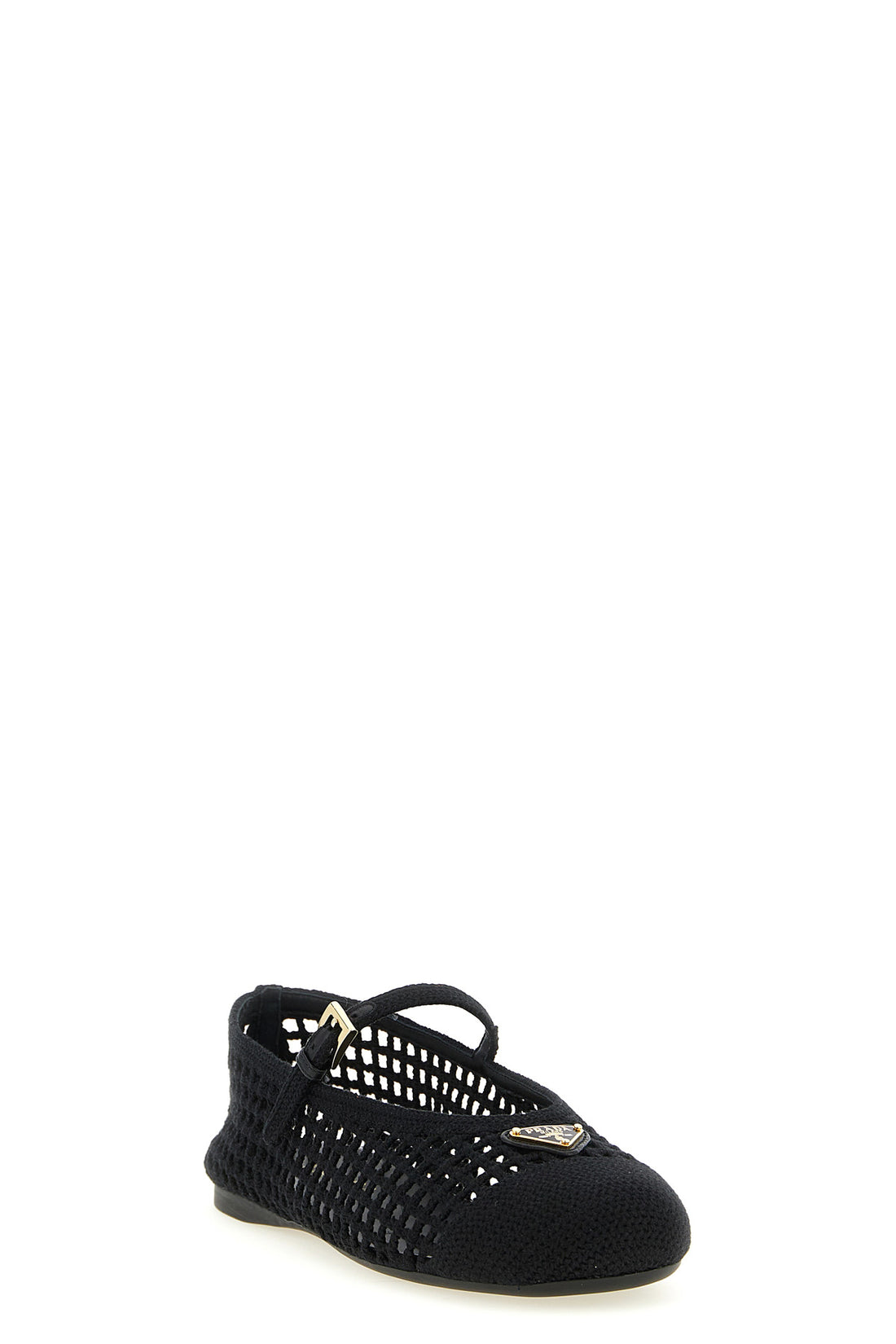 PRADA 36 crochet cotton ballet flats