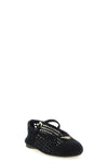 crochet cotton ballet flats