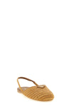 crochet viscose slingbacks