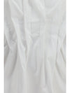 shirt with front ruching in cotton