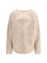 GIORGIO ARMANI 40 v-neck cashmere and alpaca blend sweater 