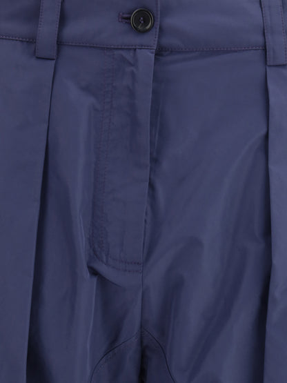 PINKO 38 shiny taffeta trousers