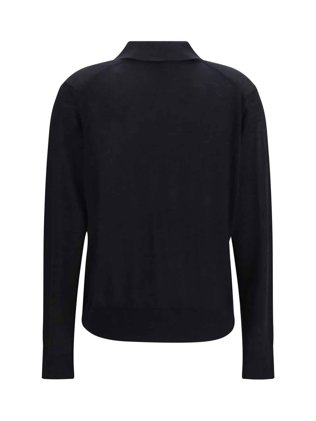 LOULOU DE SAISON L miles long-sleeve fine-knit polo