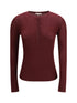 CHLOÉ L hanley ribbed long-sleeve t-shirt
