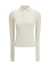 RIER L long-sleeve silk polo