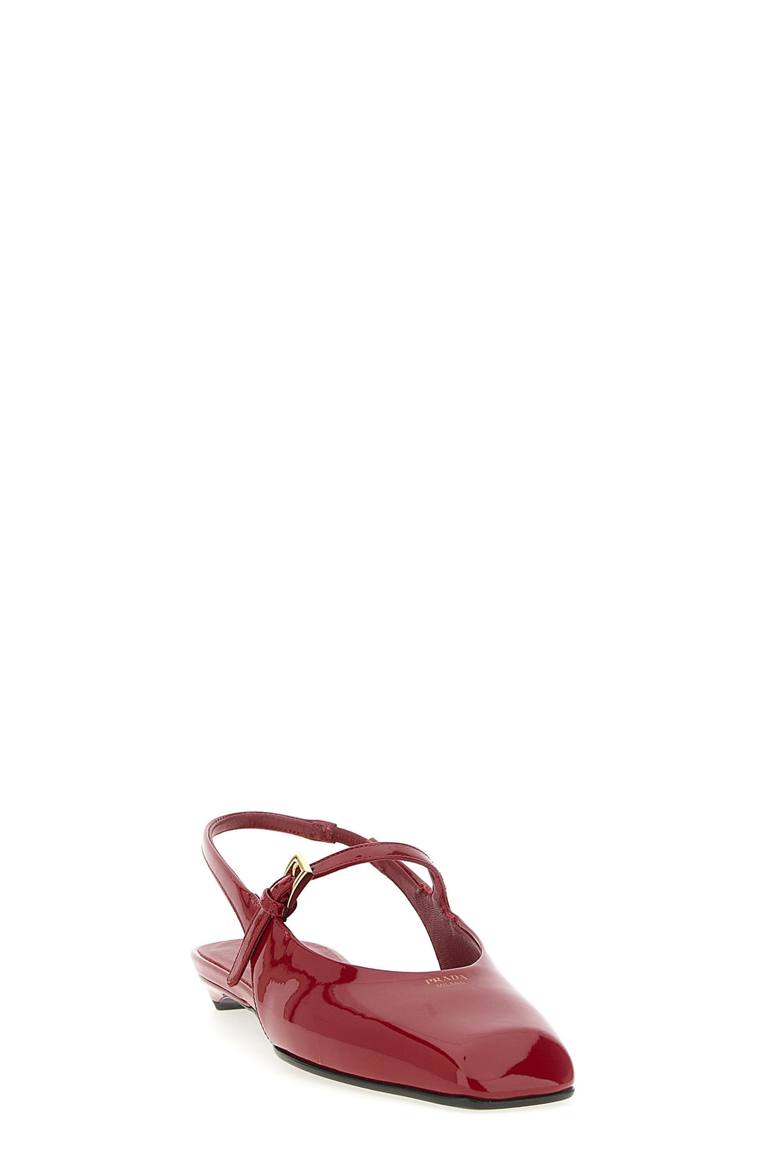 PRADA 36 patent leather slingbacks