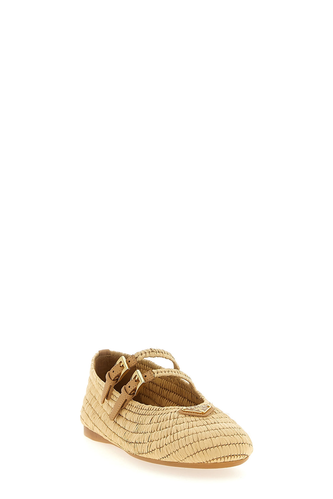 PRADA 37 crochet ballet flats