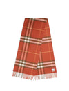 cashmere check scarf