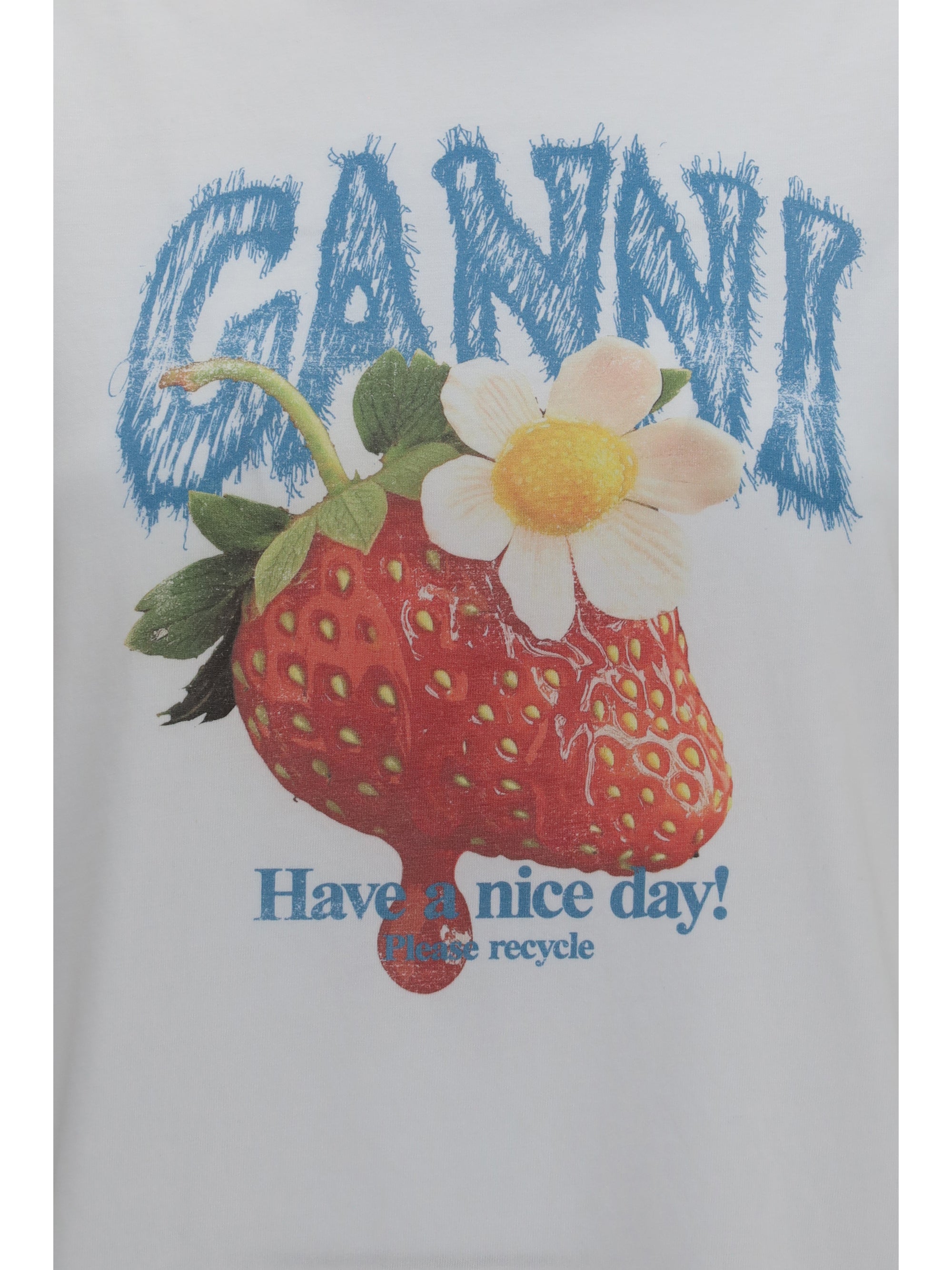strawberry cotton t-shirt