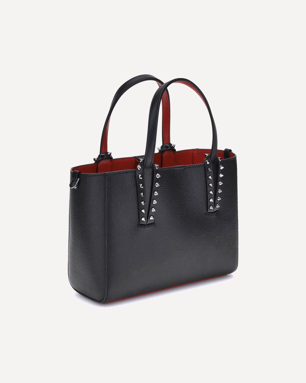 studded leather tote bag