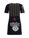 fitted recycled jersey dress