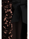 sequin top with bow back