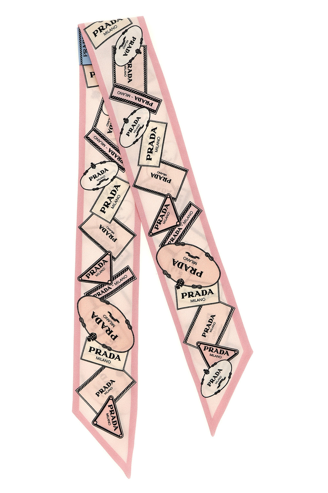PRADA OS heritage print silk twill scarf