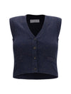 sleeveless cardigan