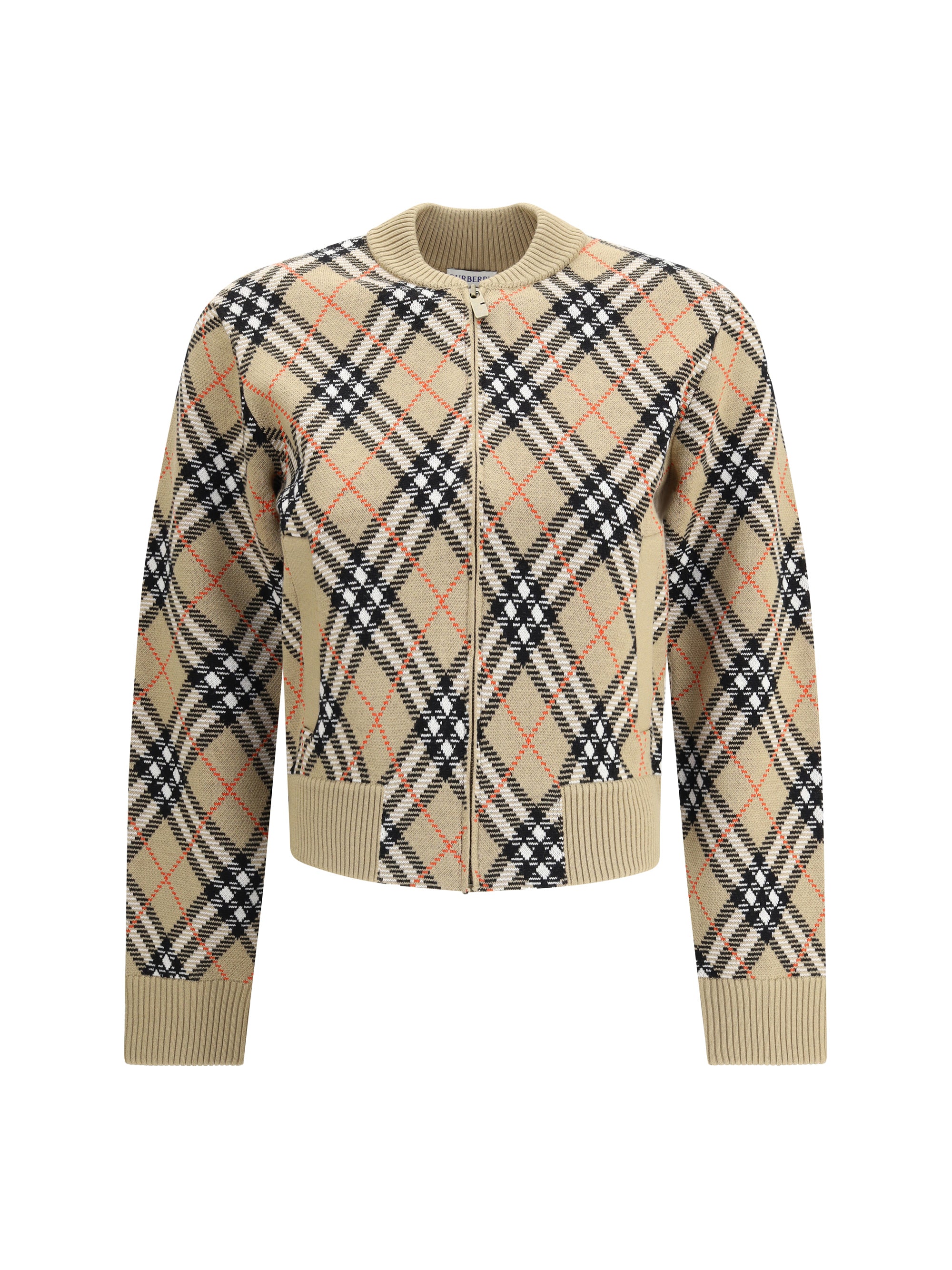BURBERRY L check cardigan