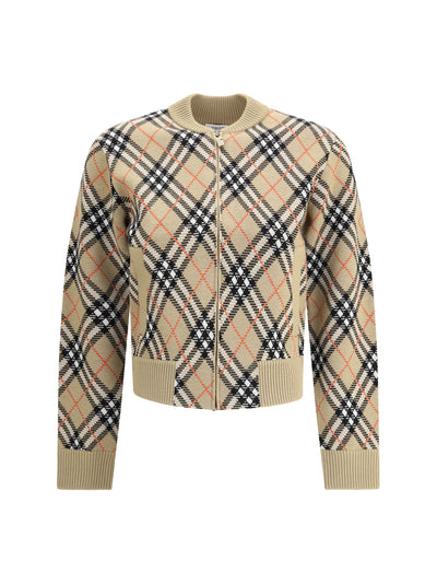 BURBERRY S check cardigan