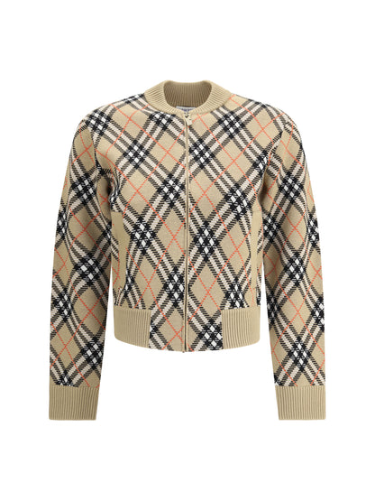 BURBERRY L check cardigan