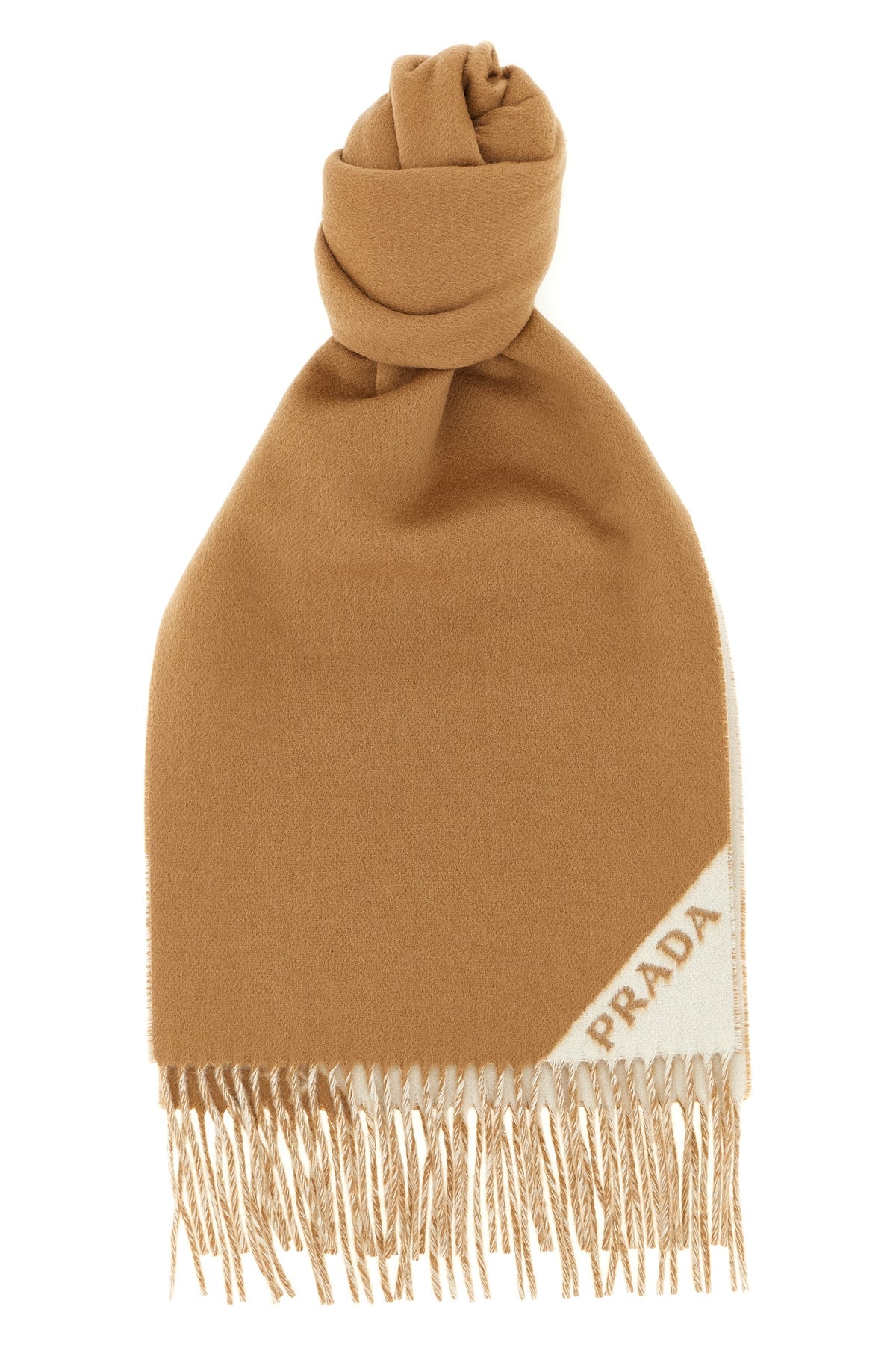 double-sided cashmere scarf