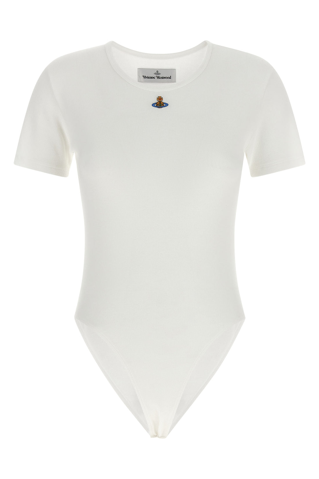 VIVIENNE WESTWOOD M ribbed stretch cotton jersey bodysuit