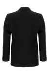 check double-breasted wool blazer