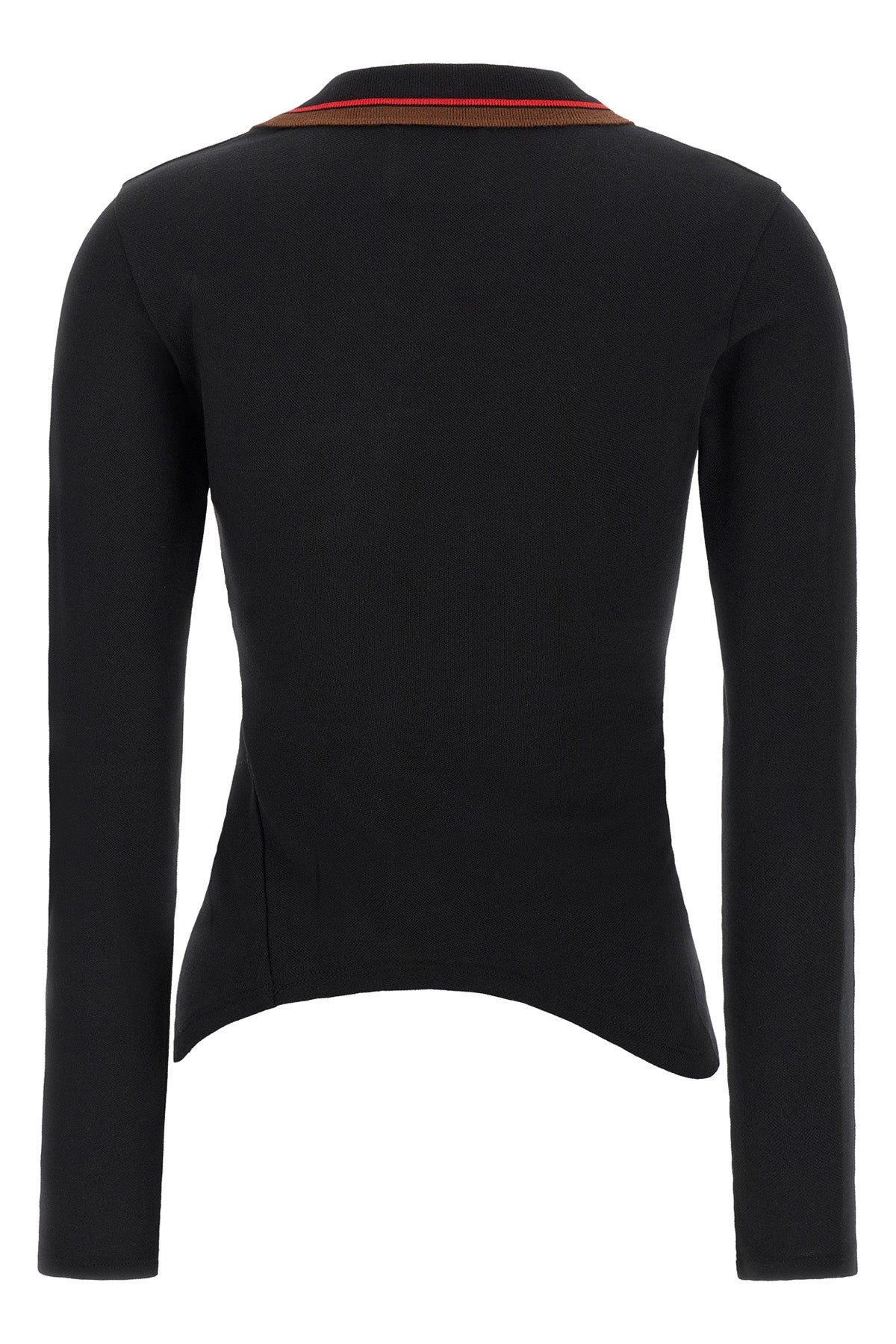 the vivienne westwood pure cotton polo shirt stands out for its avant-garde sart
