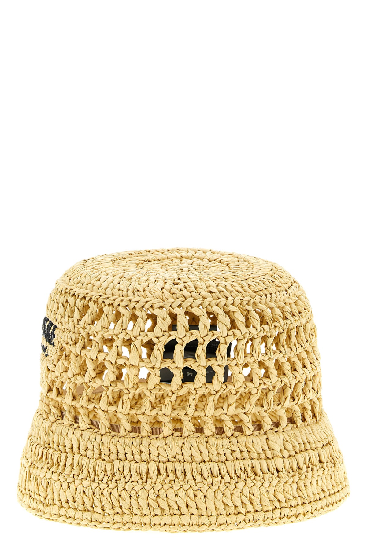 raffia crochet bucket hat
