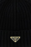 knitted virgin wool and cashmere beanie