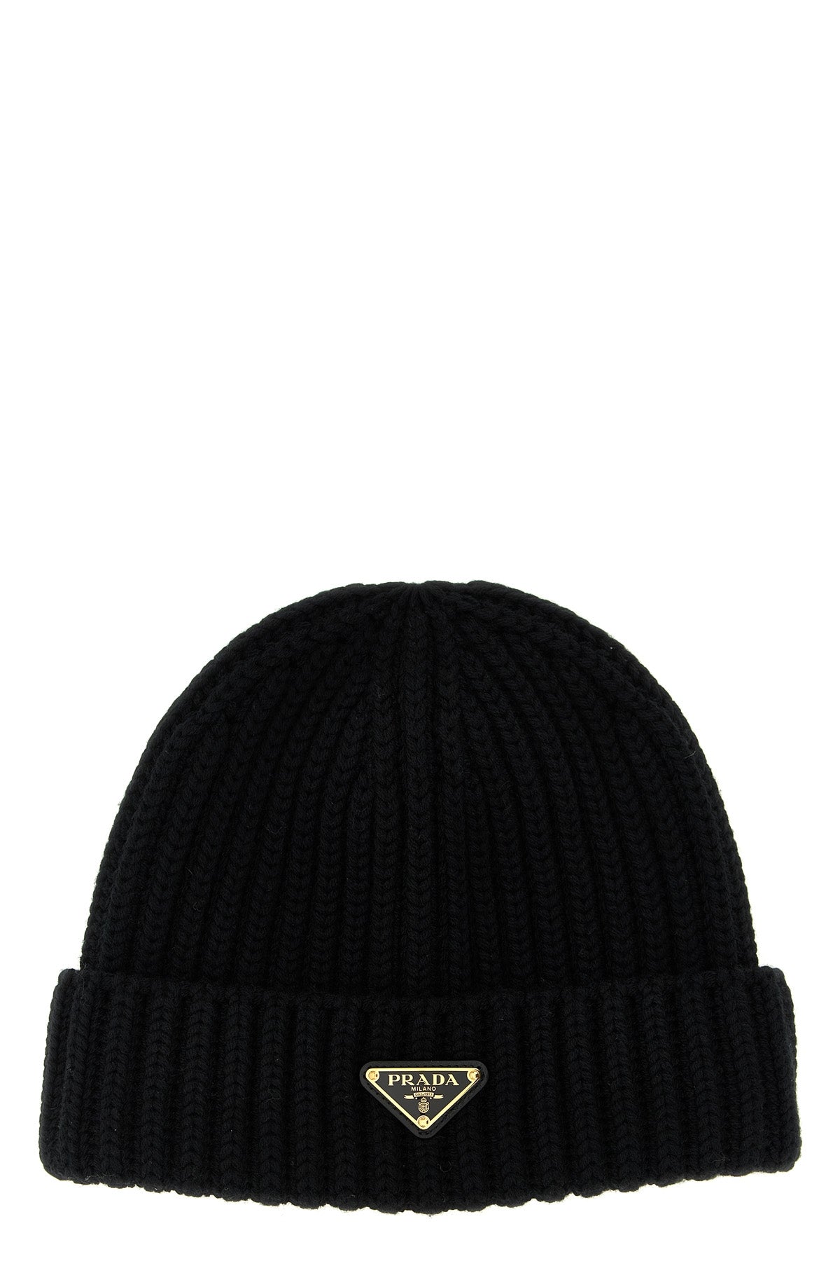 knitted virgin wool and cashmere beanie