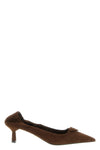 suede pointed pumps