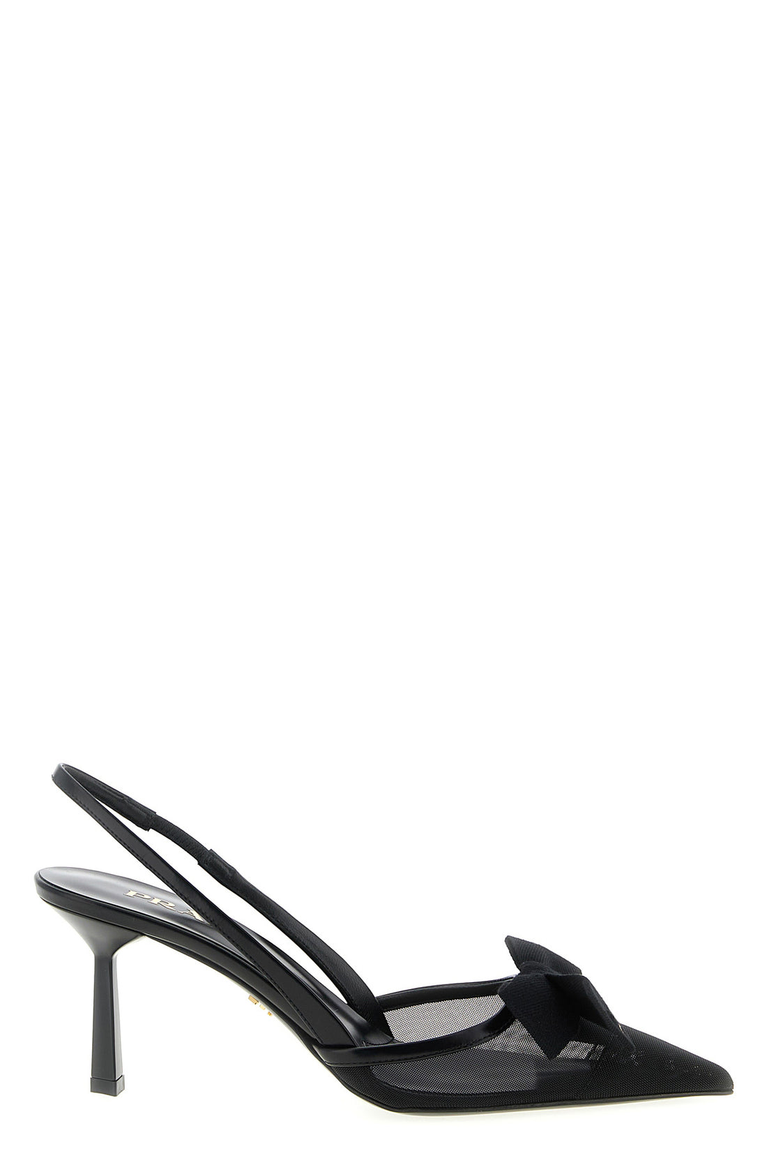 PRADA 36 mesh slingback shoes