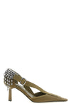 canvas pointed pumps