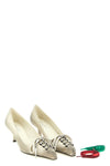 prada pure calcum-colored calf leather pumps reinterpret the classic pointed sil