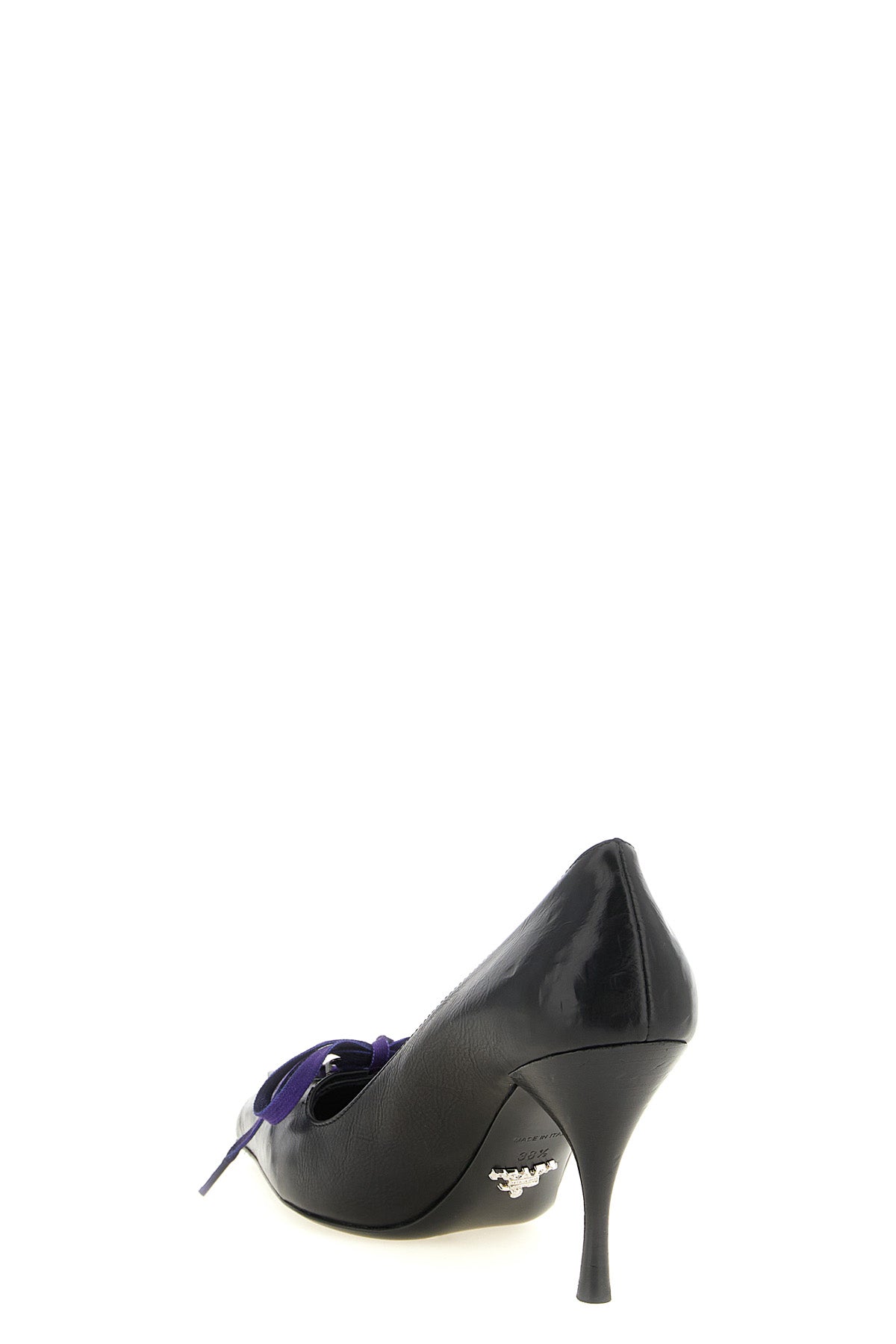 prada calf leather pumps redefine the codes of classic footwear through a bold a