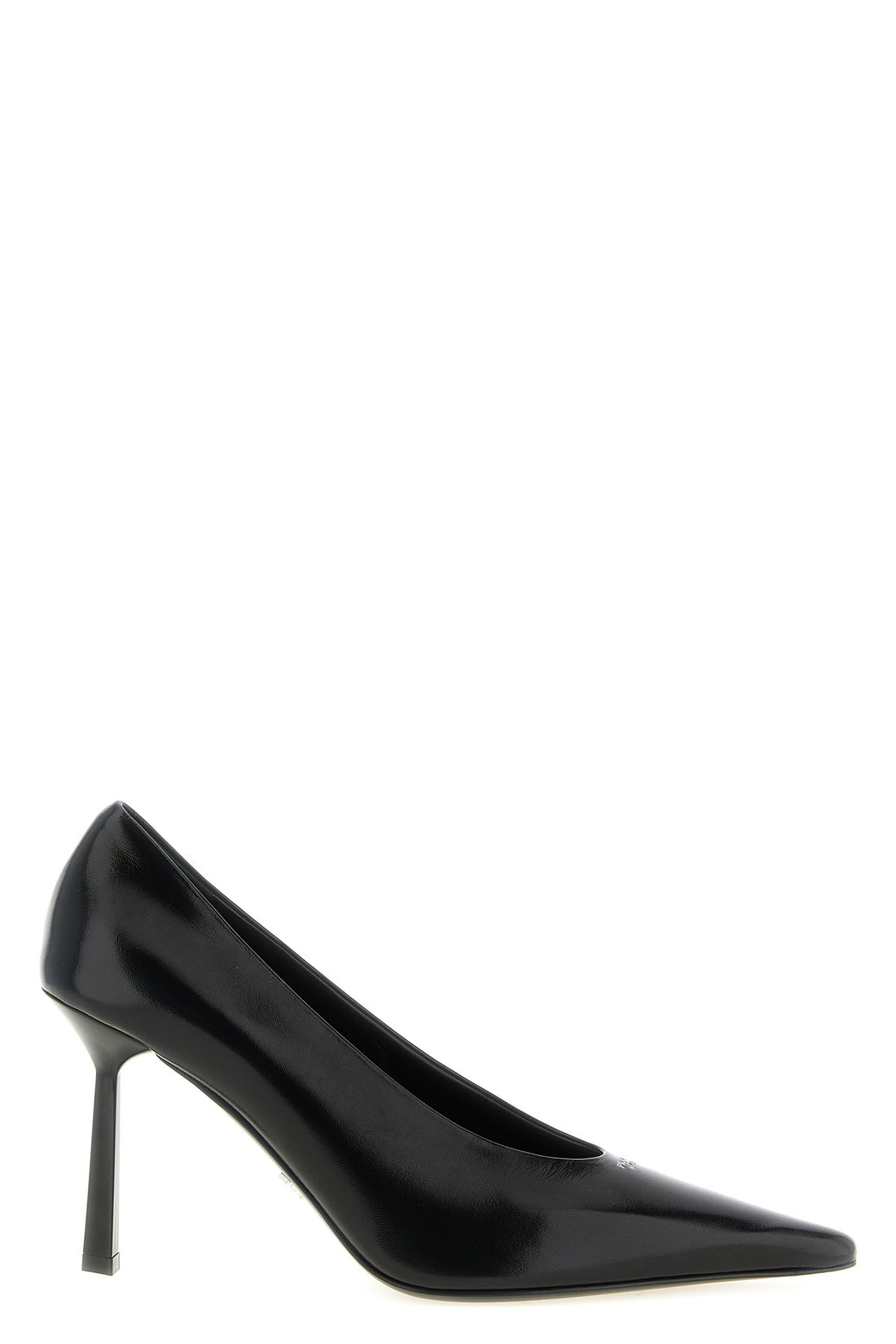 PRADA 36.5 prada pumps in fine goat leather embody a minimalist and rigorous aesthetic