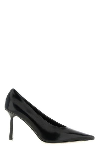 prada pumps in fine goat leather embody a minimalist and rigorous aesthetic